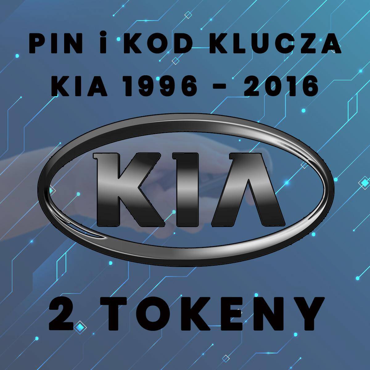 Pin i kod klucza Kia rocznik 1996 - 2016