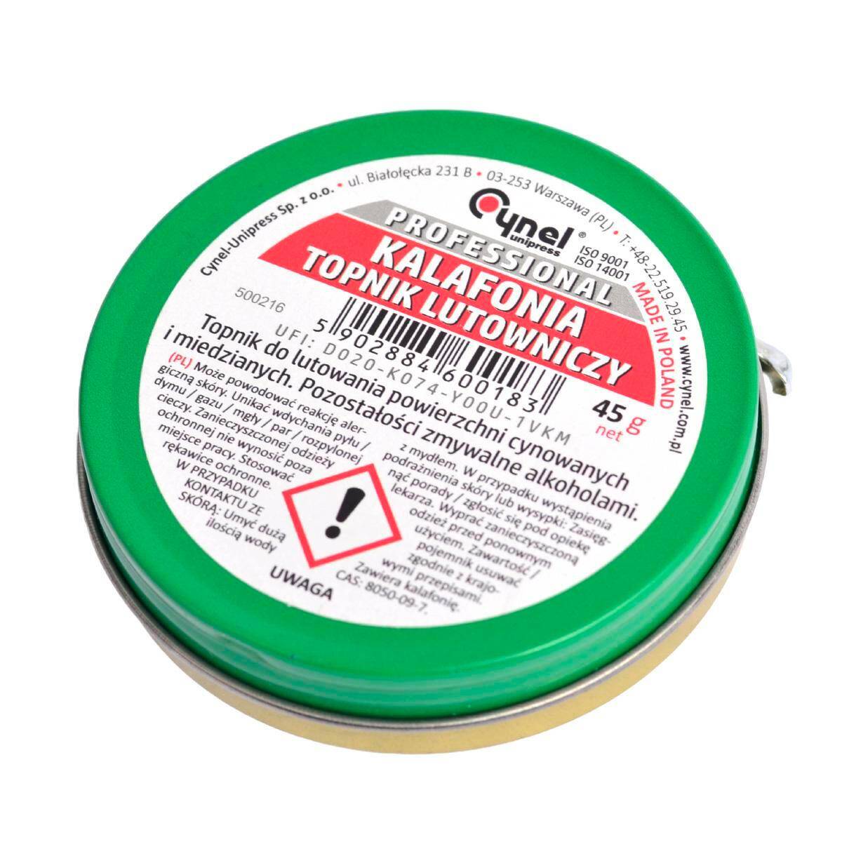 Kalafonia Topnik Lutowniczy 45g