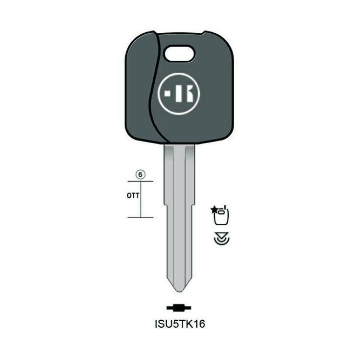 Keyline ISU5TK - Isuzu  Motokey Online-Shop – Schlüssel, Fernbedienungen,  Zubehör, Schlösser