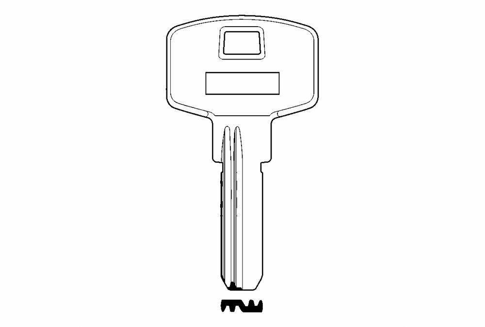 Schlüssel MDM - für zylinderschloss Cyklop