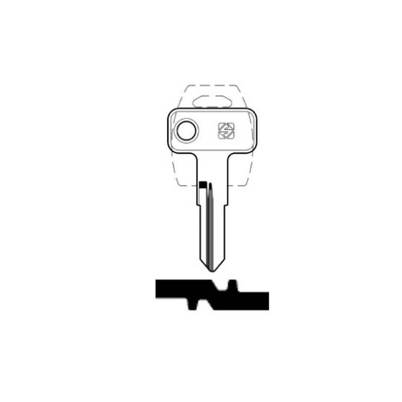 Schlüssel Silca MER34R