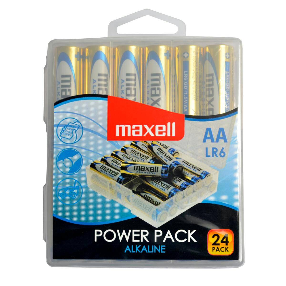 Batterie Maxell AA LR6 MN1500 2BOX 24 STCK
