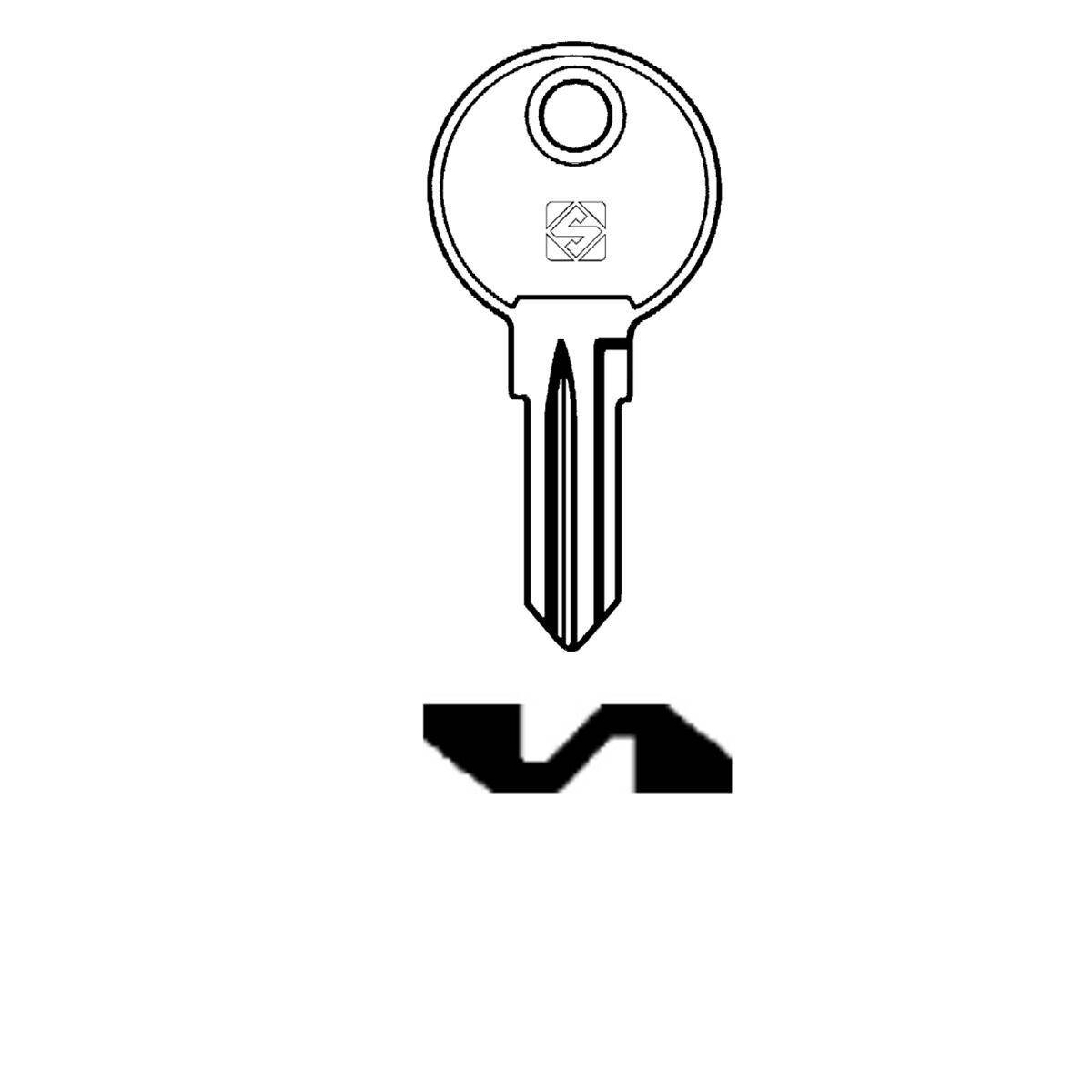 Schlüssel Silca KI10