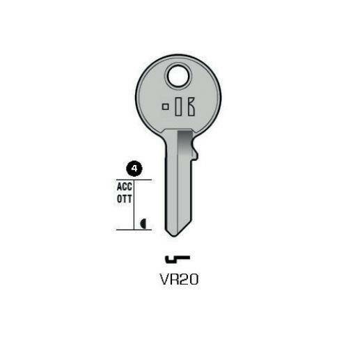 Notched key - Keyline VR20