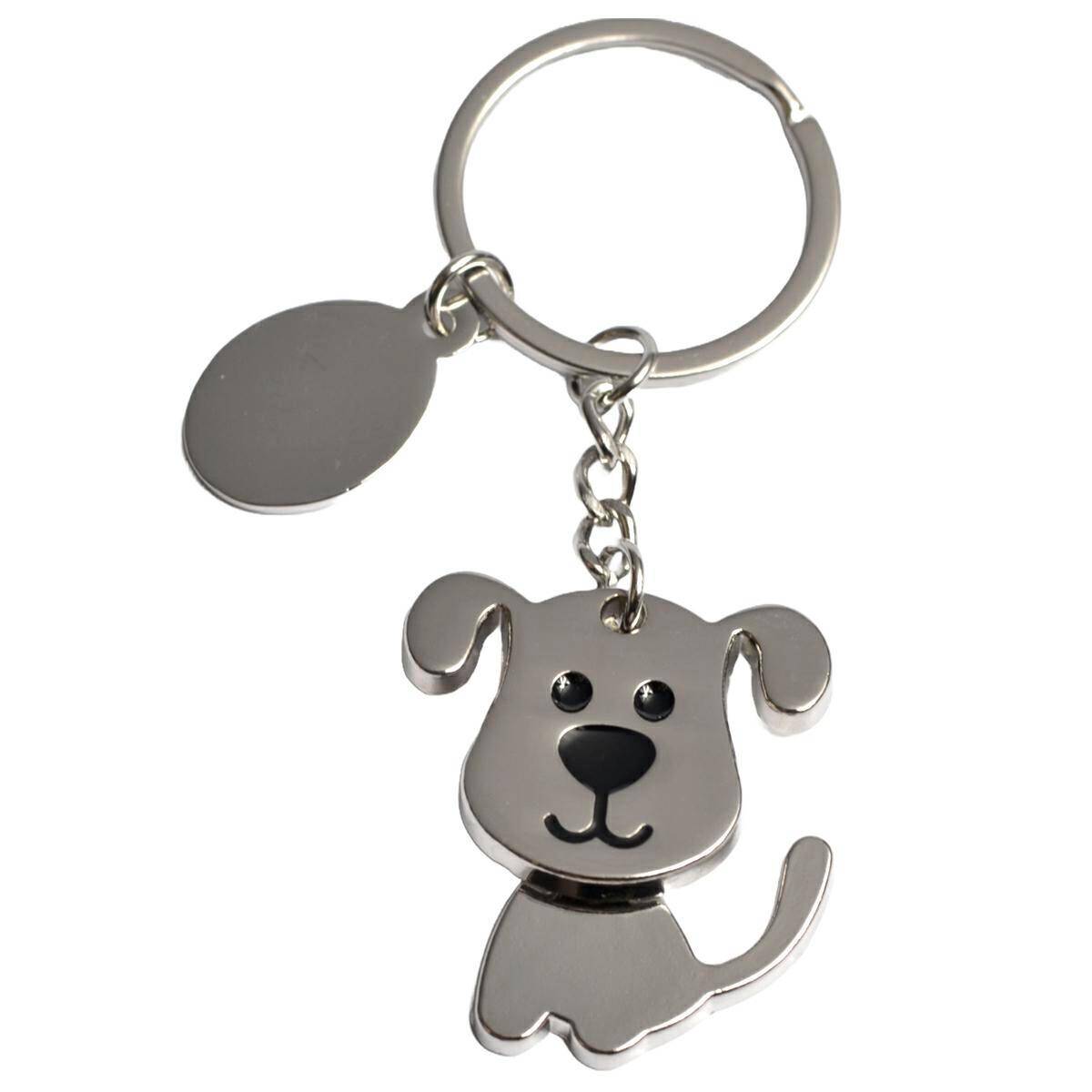 Keychain - metal dog