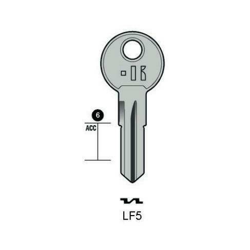 Notched key - Keyline LF5
