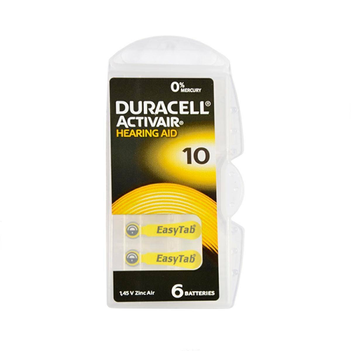 Batterie Duracell Hearing AID 10 1,45V