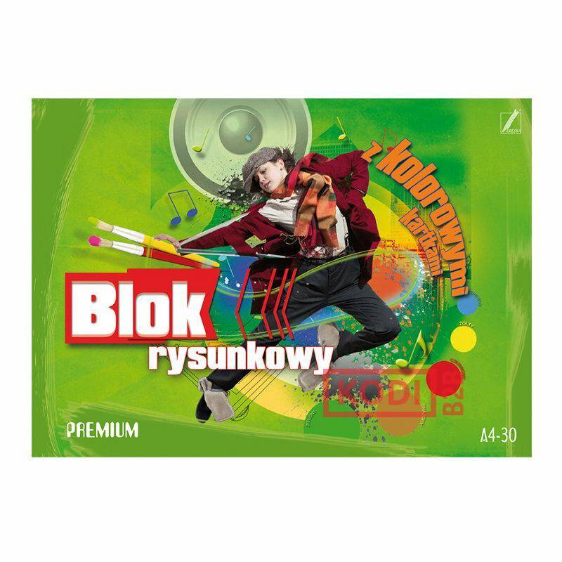 BLOK RYSUNKOWY A4-30 KOLOR