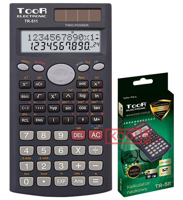 Kalkulator TOOR TR-511 10+2-pozycyjny