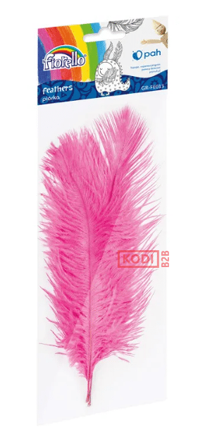 Piórka FIORELLO GR-FE013 różowe 16-22 cm