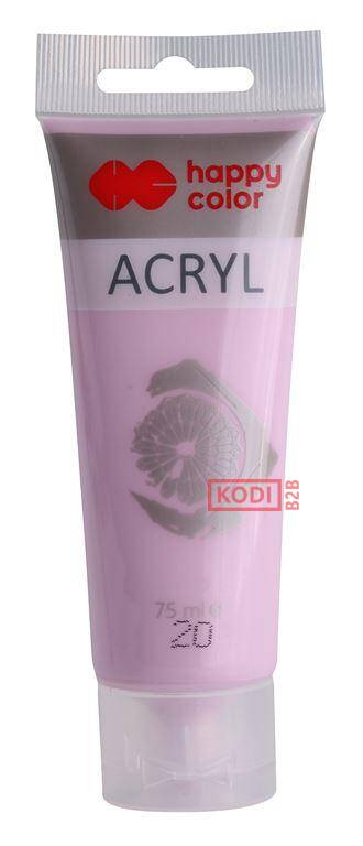 Farba akrylowa 75 ml, Jasno Różowy, Happ