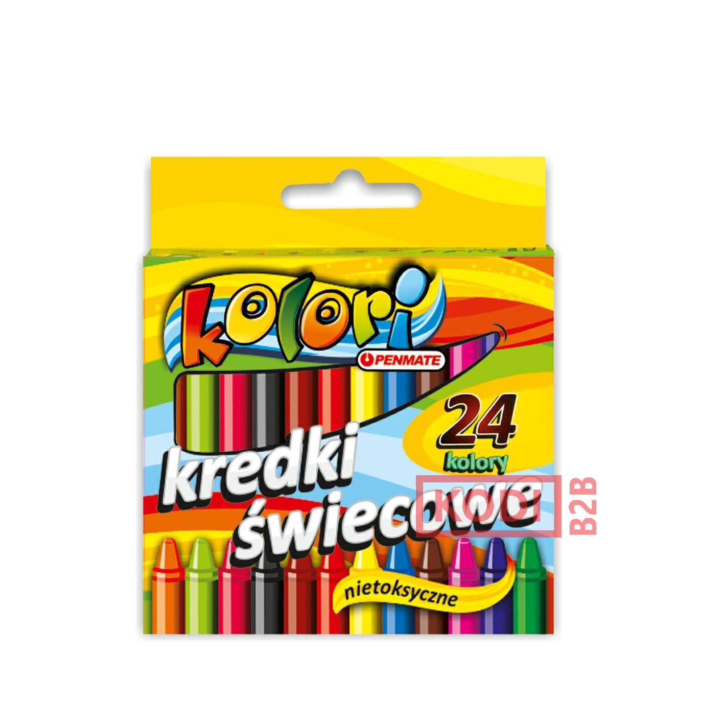 PENMATE PREMIUM KOLORI KREDKI ŚWIECOWE 2