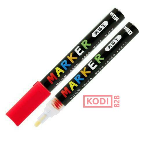 Marker akrylowy 1-4mm, CZERWONY