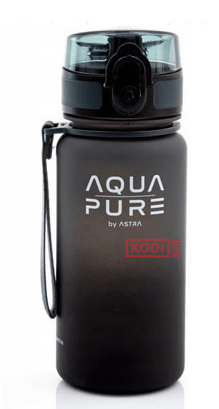 Bidon AQUA PURE by ASTRA 400 ml - grey/b