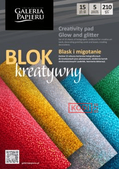 Blok A4 mix kartonów holograficznych BLA
