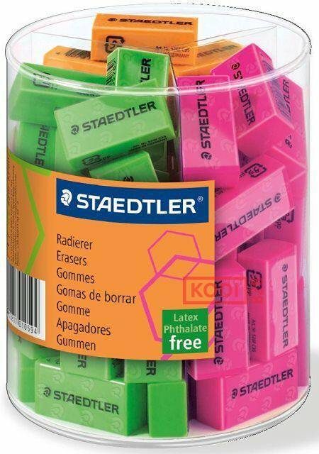 GUMKI STAEDTLER W KOLORACH NEON 60SZT W