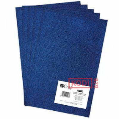 FILC POLIESTROWY A4 , 5 SZT ROYAL BLUE