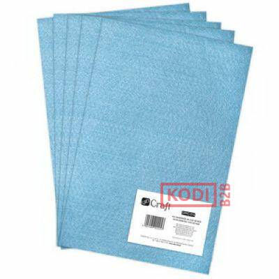 FILC POLIESTROWY A4 , 5 SZT SKY BLUE