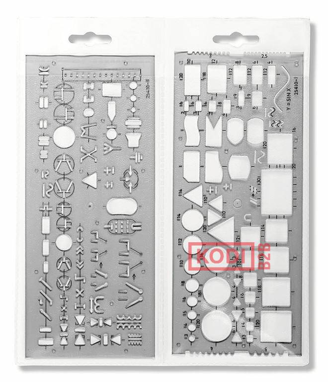 KIN SZABLON 703071 ELEKTRO-TECHNICZNY