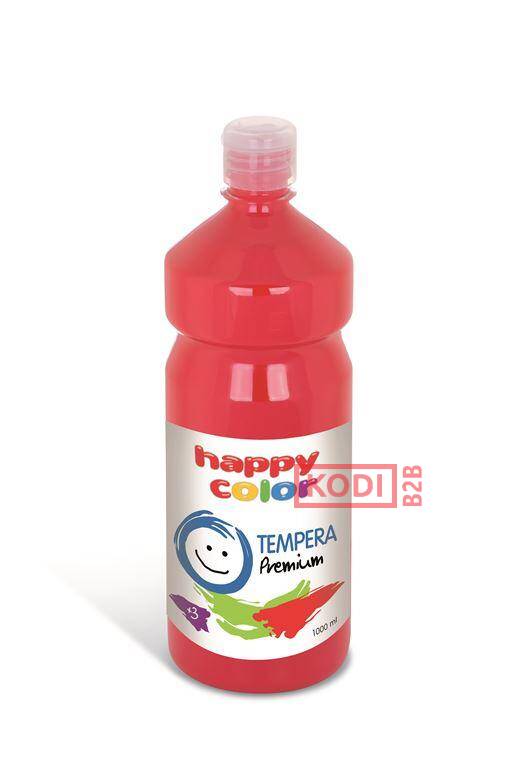 Farba Tempera Premium, 1000 ml, czerwony