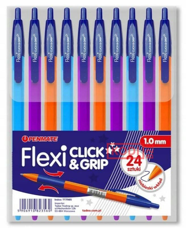 Penmate Długopis Flexi Click & Grip w op