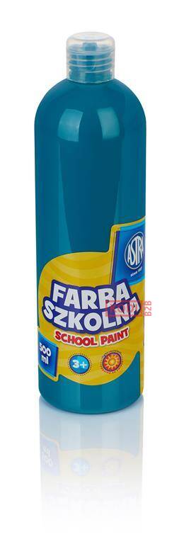 FARBY SZKOLNE-PLAKAT.0,5L TURKUSOWA