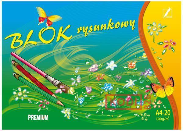 BLOK RYSUNKOWY A4-20 100G PREMIUM