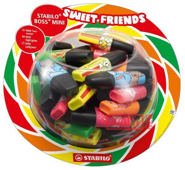 STABILO BOSS MINI SWEET FRIENDS DISPLAY