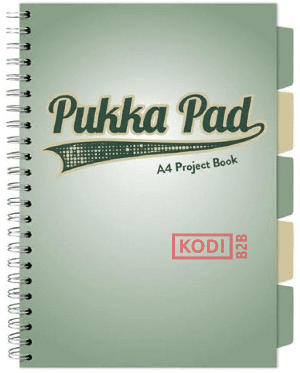 KOŁOZESZYT PUKKA PROJECT BOOK SAGE A4