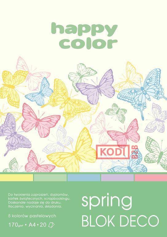 Blok Deco Spring 170 g/m2, A5, 20 ark.,