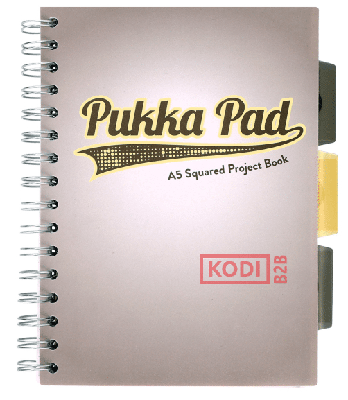 KOŁOZESZYT PUKKA PROJECT BOOK GREY