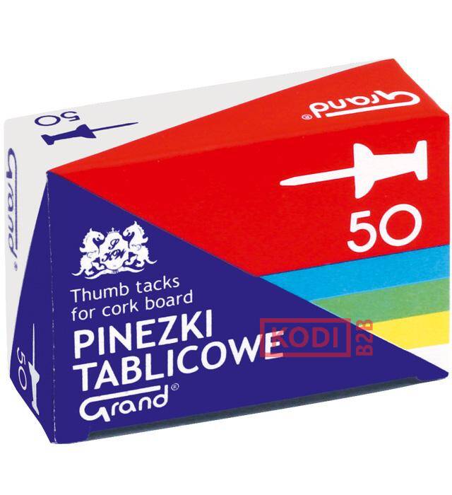 Pinezki GRAND tablicowe op.- 50 szt.
