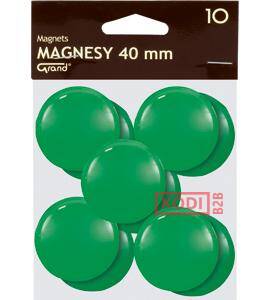 Magnes 40mm GRAND zielony, cena za szt,