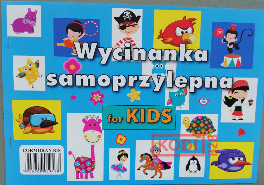 WYCINANKA SAMOP.A4 FOR KIDS