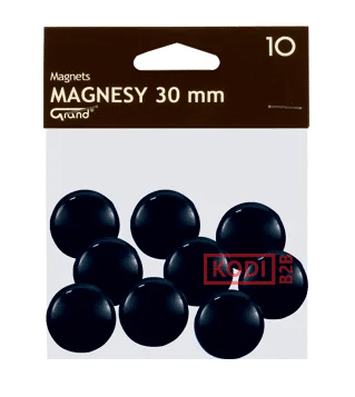 Magnes 30mm GRAND czarny, cena za szt,