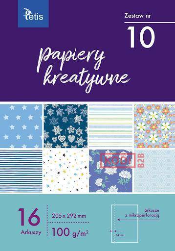 PAPIERY KREATYWNE A4 zestaw nr 10