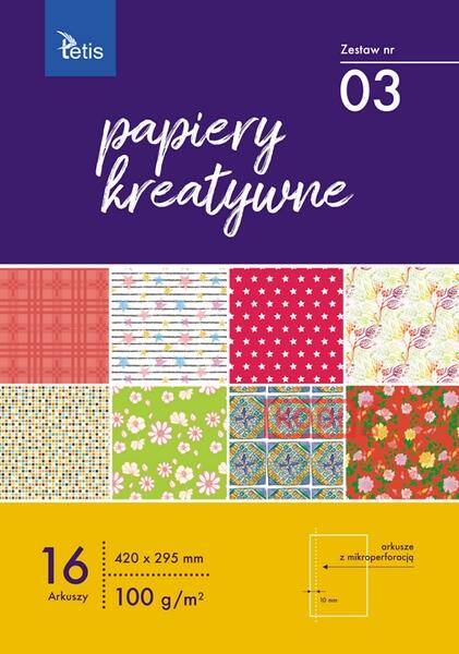 PAPIERY KREATYWNE A3 zestaw nr 03