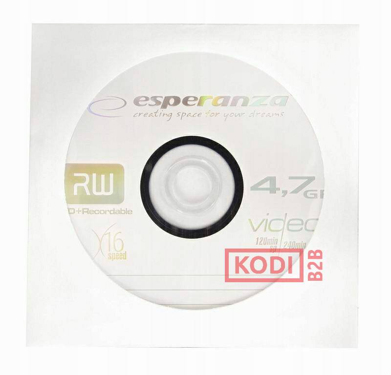 PŁYTA DVD-R  ESPERANZA 4,7GB KOPERTA