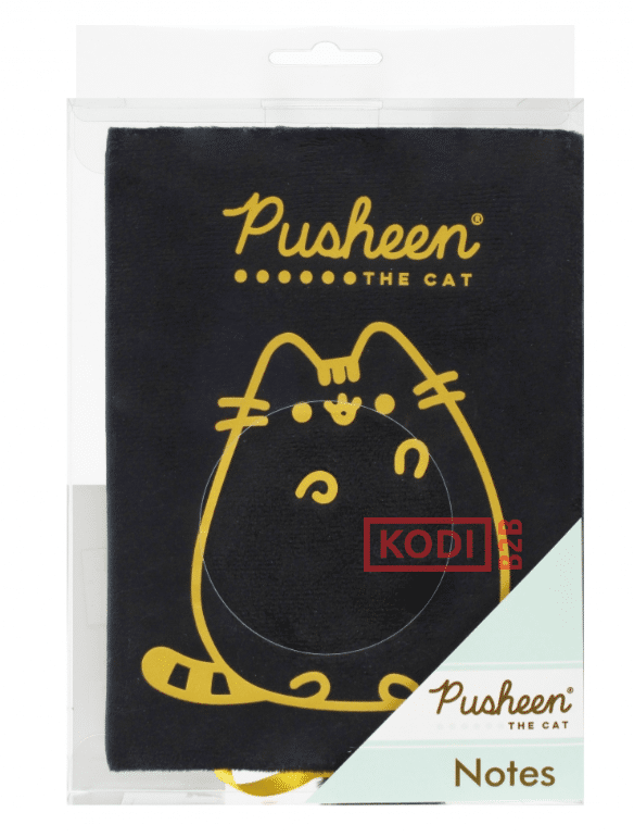 NOTES PLUSZOWY A5 96k. PUSHEEN GOLD mkmo