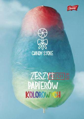 Zeszyt papierów kolorowych A4 10k MIX