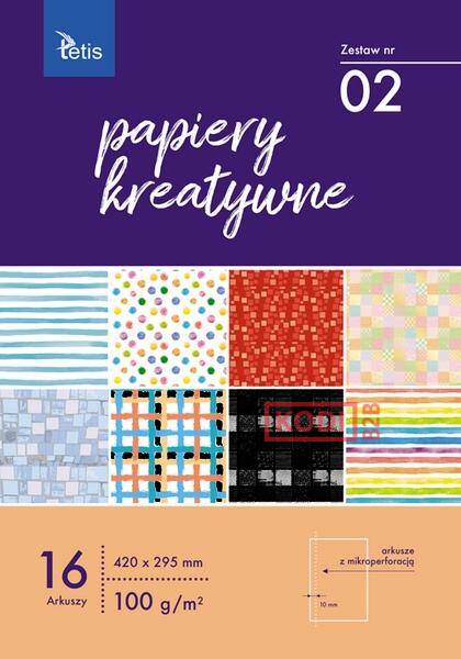 PAPIERY KREATYWNE A3 zestaw nr 02