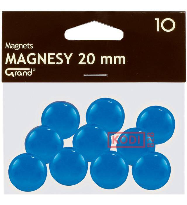 Magnes 20mm GRAND niebieski, cena za