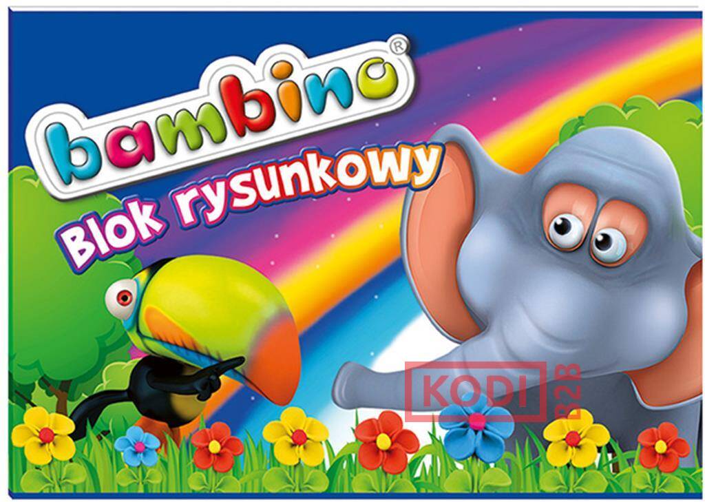 Blok rysunkowy A4 20k BAMBINO STANDARD