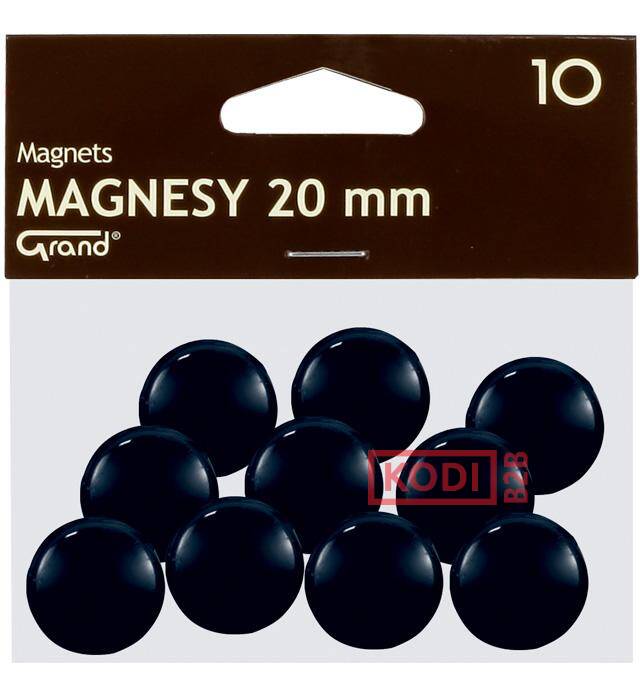 Magnes 20mm GRAND czarny,cena za szt,