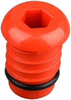 KOREK DO PRÓB CIŚNIENIA PEX 32x3 mm RED