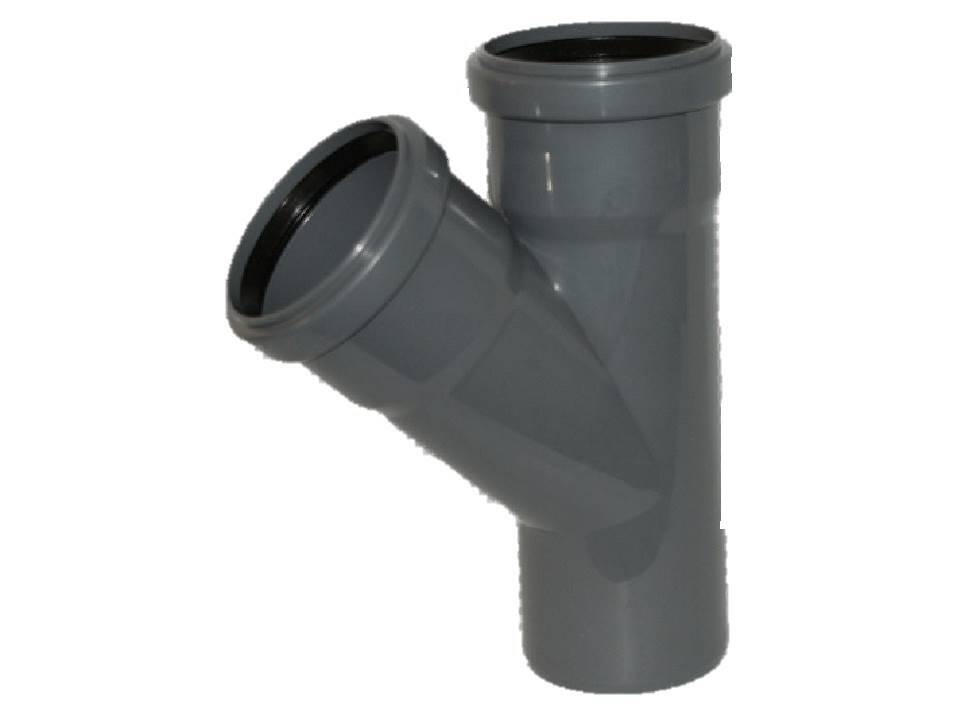 TRÓJNIK Kanalizacyjny ∅ 75/75/87 ° / 1,8mm grubość ścianki