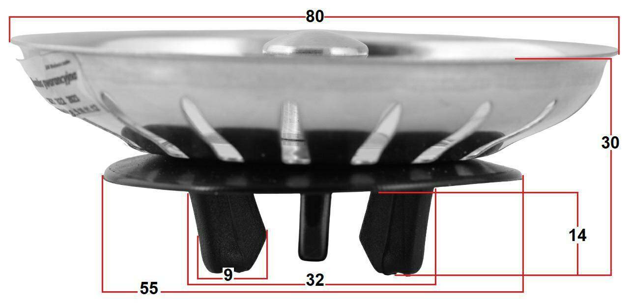 Korek sitko zlew do Teka Ikea 3 nóżki (Zdjęcie 1)