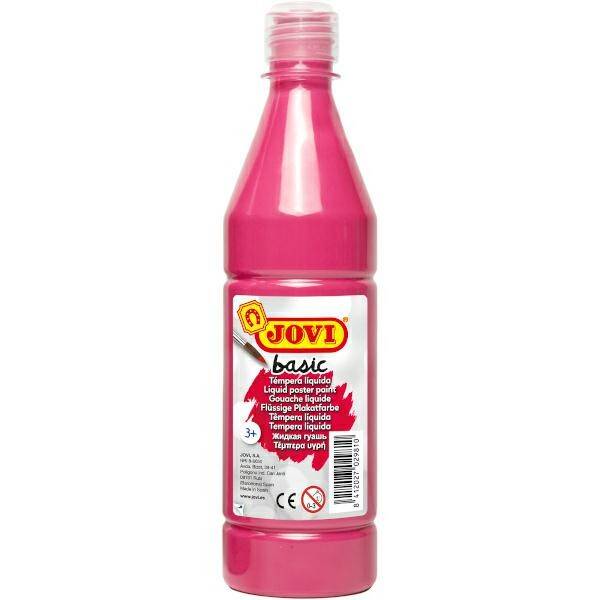 Farba basic JOVI różowa 0,5 litra (Zdjęcie 1)
