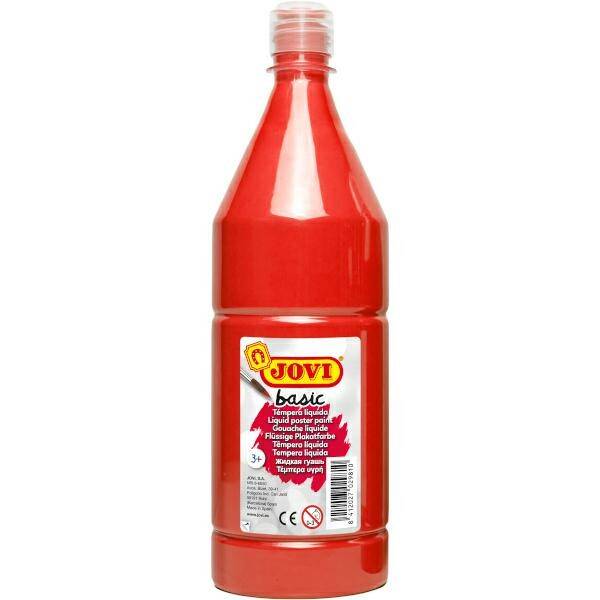 Farba basic JOVI czerwona 1 litr (Zdjęcie 1)