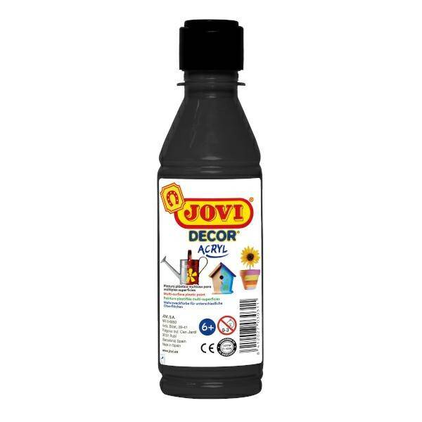 Farba akrylowa JOVI czarna 250 ml (Zdjęcie 1)